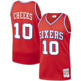 Maurice Cheeks Philadelphia 76ers Hardwood Classics Swingman Jersey - Red outlet
