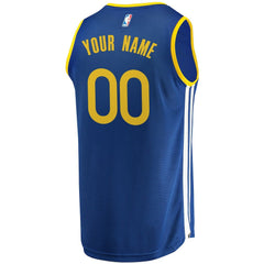 Golden State Warriors Youth 2019/20 Fast Break Custom Replica Jersey Royal sale - Icon Edition discount
