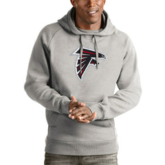 Atlanta Falcons Antigua Victory Pullover Hoodie - Heather Gray discount