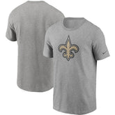 New Orleans Saints Primetime Logo Essential T-Shirt - Heather Gray sale