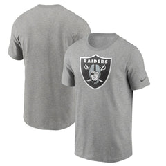 Las Vegas Raiders Primetime Logo Essential T-Shirt - Heather Gray outlet