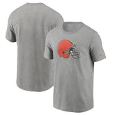 Cleveland Browns Primetime Logo Essential T-Shirt - Heather Gray on sale