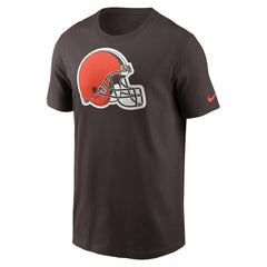 Cleveland Browns Primetime Logo Essential T-Shirt - Brown discount