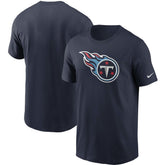 Tennessee Titans Primetime Logo Essential T-Shirt - Navy cheap