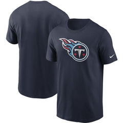 Tennessee Titans Primetime Logo Essential T-Shirt - Navy cheap