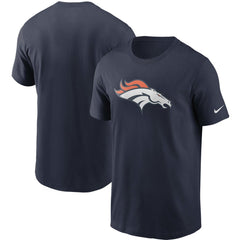 Denver Broncos Primetime Logo Essential T-Shirt - Navy for sale