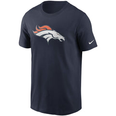 Denver Broncos Primetime Logo Essential T-Shirt - Navy for sale