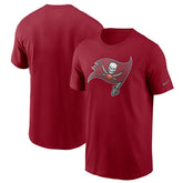 Tampa Bay Buccaneers Primetime Logo Essential T-Shirt - Red cheap