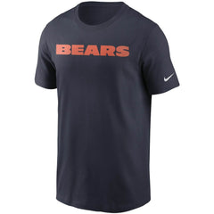 Chicago Bears Team Wordmark T-Shirt - Navy sale