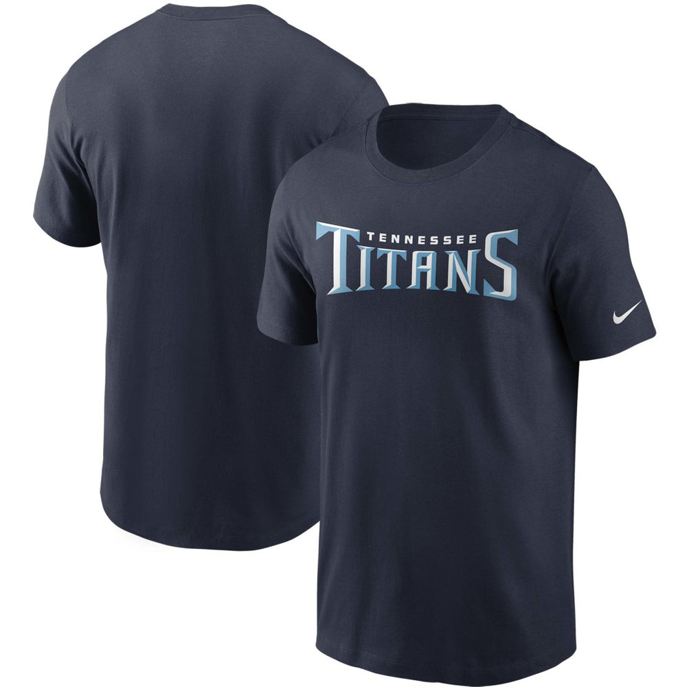 Tennessee Titans Team Wordmark T-Shirt - Navy cheap