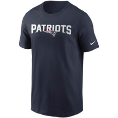 New England Patriots Team Wordmark T-Shirt - Navy on sale