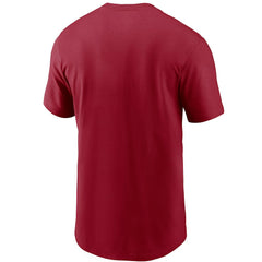Atlanta Falcons Team Wordmark T-Shirt - Red outlet