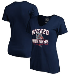 New England Patriots Women's Hometown Refresh V-Neck T-Shirt - Navy online