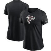 Atlanta Falcons Women's Logo Essential T-Shirt - Black on sale