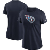 Tennessee Titans Women's Logo Essential T-Shirt - Navy discount