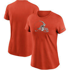 Cleveland Browns Women's Logo Essential T-Shirt - Orange sale