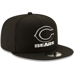 Chicago Bears New Era B-Dub 9FIFTY Adjustable Snapback Hat - Black cheap