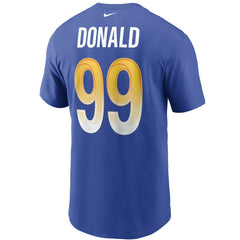 Aaron Donald Los Angeles Rams Name & Number T-Shirt - Royal discount