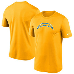 Los Angeles Chargers Logo Essential Legend Performance T-Shirt - Gold on sale