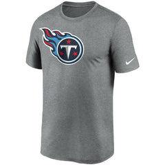 Tennessee Titans Logo Essential Legend Performance T-Shirt - Heathered Charcoal outlet