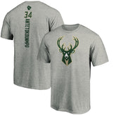 Giannis Antetokounmpo Milwaukee Bucks Playmaker Name & Number Team T-Shirt - Heathered Gray on sale