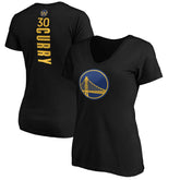 Stephen Curry Golden State Warriors Women's Playmaker Name & Number V-Neck T-Shirt sale - Black cheap