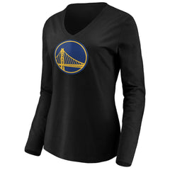 Stephen Curry Golden State Warriors Women's Playmaker Name & Number Long Sleeve V-Neck T-Shirt sale - Black outlet