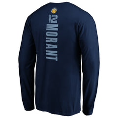 Ja Morant Memphis Grizzlies Playmaker Name & Number Long Sleeve T-Shirt - Navy outlet