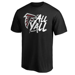 Atlanta Falcons Falcons vs. All Y'all T-Shirt - Black online