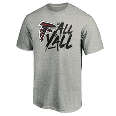 Atlanta Falcons Falcons vs. All Y'all T-Shirt - Heather Gray online