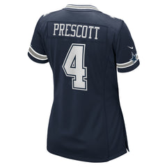 Dak Prescott Dallas Cowboys Women's Game Team Jersey - Navy sale