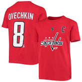 Alexander Ovechkin Washington Capitals Youth Player Name & Number T-Shirt - Red T-shirts