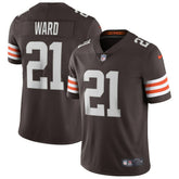Denzel Ward Cleveland Browns Vapor Limited Jersey - Brown outlet