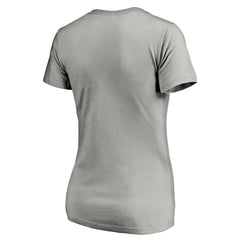 Phoenix Suns Women's Primary Logo Team V-Neck T-Shirt - Gray sale