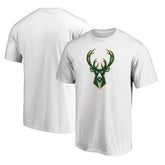 Milwaukee Bucks Primary Team Logo T-Shirt - White online
