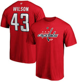 Tom Wilson Washington Capitals Fanatics Authentic Stack Player Name & Number T-Shirt - Red T-shirts