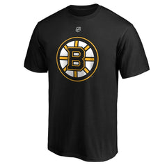 David Pastrnak Boston Bruins Fanatics Authentic Stack Player Name & Number T-Shirt - Black T-shirts