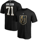 William Karlsson Vegas Golden Knights Fanatics Authentic Stack Player Name & Number T-Shirt - Black T-shirts