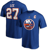Anders Lee New York Islanders Fanatics Authentic Stack Player Name & Number T-Shirt - Royal T-shirts