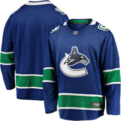 Vancouver Canucks Fanatics Home Team Breakaway Jersey - Blue Jerseys
