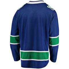 Vancouver Canucks Fanatics Home Team Breakaway Jersey - Blue Jerseys
