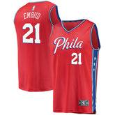 Joel Embiid Philadelphia 76ers Youth 2019/20 Fast Break Replica Player Team Jersey - Statement Edition - Red online