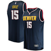 Nikola Jokic Denver Nuggets Fast Break Player Jersey sale - Icon Editi- Navy online