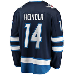Ville Heinola Winnipeg Jets Fanatics Home Breakaway Player Jersey - Navy Jerseys