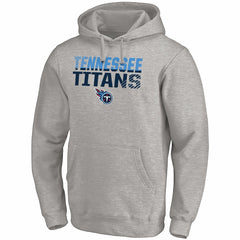 Tennessee Titans Fade Out Fitted Pullover Hoodie - Heather Gray online