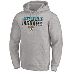 Jacksonville Jaguars Fade Out Fitted Pullover Hoodie - Heather Gray for sale