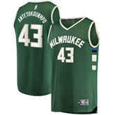 Thanasis Antetokounmpo Milwaukee Bucks Fast Break Replica Player Jersey - Icon Edition - Hunter Green on sale