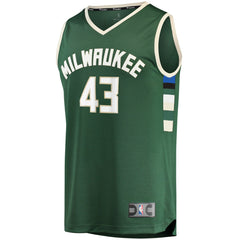 Thanasis Antetokounmpo Milwaukee Bucks Fast Break Replica Player Jersey - Icon Edition - Hunter Green on sale
