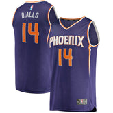 Cheick Diallo Phoenix Suns Youth Fast Break Replica Player Jersey - Icon Edition - Purple cheap