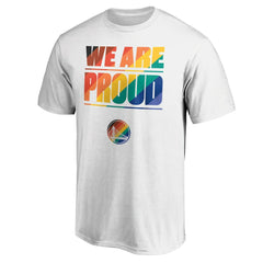 Golden State Warriors We Are Proud T-Shirt sale - White on sale